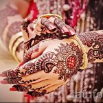 мехенди на ръка снимка за момичета - снимка на временна татуировка с къна 10433 tatufoto.ru