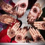 надписи на мехенди на ръката - снимка на временна татуировка с къна 3456 tatufoto.ru