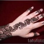 рисунки на мехенди на ръка - снимка на временна татуировка с къна 1461 tatufoto.ru