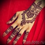 рисунки на мехенди на ръка - снимка на временна татуировка с къна 2462 tatufoto.ru