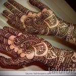 шарки мехенди на ръката - снимка на временна татуировка с къна 3486 tatufoto.ru