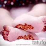 mehendi auf der Hand für Jungen - Bild temporäre Henna -Tattoo 1027 tatufoto.ru