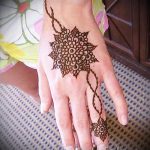 mehendi auf einer Hand Photo Bilder - Снимка на временна татуировка Henna 2044 tatufoto.ru