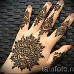 mehendi Muster auf der Hand - eine temporäre Henna -Tattoo Foto 14084 tatufoto.ru
