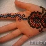 мехенди на ръка за момчета - Снимка временна татуировка с къна 1105 tatufoto.ru
