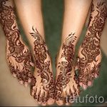 мехенди на ръката и крака - временна татуировка с къна снимка 1124 tatufoto.ru