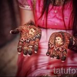мехенди на ръката си рисунка - снимка временна татуировка с къна 2126 tatufoto.ru