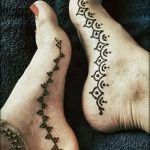 Снимка на Mehendi на глезена - 21072017 - пример - 045 Mehendi на глезените