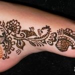 Снимка на Мехенди на стъпалото (рисунки с къна) от 09/08/2018 № 302 - Мехенди стъпало -