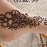 Снимка на Mehendi на стъпалото (рисунки с къна) от 09/08/2018 No 129 - Mehendi крак -