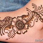 Снимка на Mehendi на стъпалото (рисунки с къна) от 09.08.2018 г. No 130 - Mehendi крак -