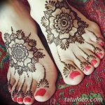 Снимка на Мехенди на стъпалото (рисунки с къна) от 09.08.2018 г. No 147 - Крак на Мехенди -