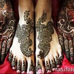 Снимка на Mehendi на стъпалото (рисунки с къна) от 09/08/2018 No 151 - Mehendi foot -