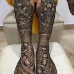 Снимка на Mehendi на стъпалото (рисунки с къна) от 09/08/2018 No 154 - Mehendi foot -