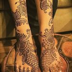 Снимка на Мехенди на стъпалото (рисунки с къна) от 09/08/2018 № 170 - Крак на Мехенди -