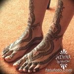 Снимка на Mehendi на стъпалото (рисунки с къна) от 09/08/2018 No 180 - Mehendi крак -