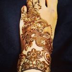 Снимка на Mehendi на стъпалото (рисунки с къна) от 09/08/2018 No 195 - Mehendi крак -