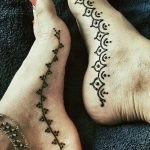 Снимка на Mehendi на крака (рисунки с къна) от 08.09.2018 №203 - Mehendi крак -