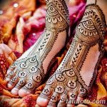 Снимка на Mehendi на стъпалото (рисунки с къна) от 09/08/2018 No 206 - Mehendi foot -