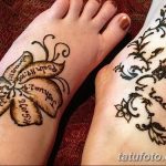 Снимка на Мехенди на стъпалото (рисунки с къна) от 09.08.2018 г. No 210 - Мехенди стъпало -