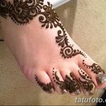 Снимка на Mehendi на стъпалото (рисунки с къна) от 09/08/2018 No 214 - Mehendi крак -
