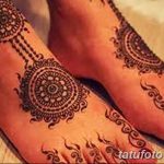 Снимка на Mehendi на стъпалото (рисунки с къна) от 09/08/2018 No 219 - Mehendi крак -