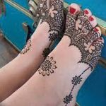 Снимка на Mehendi на стъпалото (рисунки с къна) от 09/08/2018 No 223 - Mehendi foot -