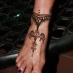 Снимка на Мехенди на стъпалото (рисунки с къна) от 09/08/2018 № 231 - Мехенди стъпало -