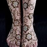 Снимка на Мехенди на стъпалото (рисунки с къна) от 09.08.2018 г. No 233 - Мехенди стъпало -