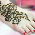 Снимка на Мехенди на стъпалото (рисунки с къна) от 09.08.2018 г. No 253 - Мехенди стъпало -