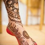 Снимка на Mehendi на крака (рисунки с къна) от 08.09.2018 №003 - Mehendi крак -
