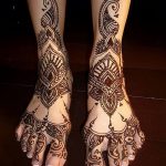 Снимка на Mehendi на стъпалото (рисунки с къна) от 09/08/2018 No 005 - Mehendi foot -