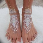 Снимка на Mehendi на стъпалото (рисунки с къна) от 09/08/2018 No 017 - Mehendi foot -