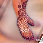 Снимка на Mehendi на стъпалото (рисунки с къна) от 09/08/2018 No 025 - Mehendi foot -
