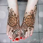 Снимка на Mehendi на стъпалото (рисунки с къна) от 09/08/2018 No 028 - Mehendi foot -