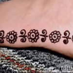 Снимка на Mehendi на стъпалото (рисунки с къна) от 09/08/2018 No 032 - Mehendi foot -