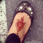 Снимка на Мехенди на стъпалото (рисунки с къна) от 09/08/2018 No 035 - Мехенди стъпало -