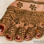 Снимка на Mehendi на стъпалото (рисунки с къна) от 09/08/2018 No 039 - Mehendi foot -