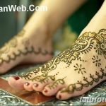 Снимка на Mehendi на стъпалото (рисунки с къна) от 09/08/2018 No 291 - Mehendi foot -