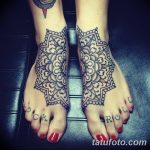 Снимка на Мехенди на стъпалото (рисунки с къна) от 09.08.2018 г. No 282 - Мехенди стъпало -