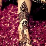 Снимка на Mehendi на стъпалото (рисунки с къна) от 09/08/2018 No 281 - Mehendi foot -