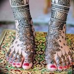 Снимка на Mehendi на стъпалото (рисунки с къна) от 09/08/2018 No 280 - Mehendi крак -