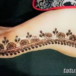 Снимка на Mehendi на стъпалото (рисунки с къна) от 09/08/2018 No 272 - Mehendi foot -