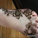Снимка на Mehendi на стъпалото (рисунки с къна) от 09/08/2018 No 040 - Mehendi foot -