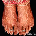 Снимка на Мехенди на стъпалото (рисунки с къна) от 09.08.2018 г. No 041 - Мехенди стъпало -