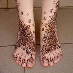 Снимка на Mehendi на крака (рисунки с къна) от 08.09.2018 №043 - Mehendi крак -