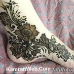 Снимка на Мехенди на стъпалото (рисунки с къна) от 09.08.2018 г. No 045 - Крак на Мехенди -