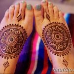Снимка на Mehendi на стъпалото (рисунки с къна) от 09/08/2018 No 048 - Mehendi foot -
