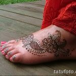 Снимка на Mehendi на стъпалото (рисунки с къна) от 09/08/2018 No 051 - Mehendi foot -