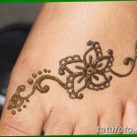 Снимка на Mehendi на стъпалото (рисунки с къна) от 09/08/2018 No 061 - Mehendi foot -